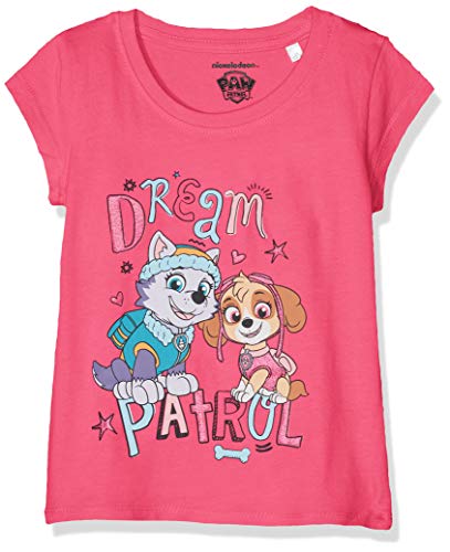 Pat patrouille Mädchen T-Shirt 6277, Rose Fushia, 2 Jahre von PAW PATROL