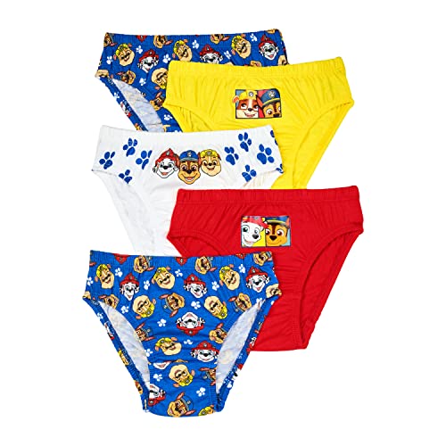 Paw Patrol Jungen Slips, Multipack Unterwäsche für Jungen, Alter 3 bis 8 Jahre alt, mehrfarbig, 4-5 Years Paw Patrol Jungen Slips, Multipack Unterwäsche für Jungen, Alter 3 bis 8 Jahre alt, mehrfarbig, 4-5 Years von PAW PATROL