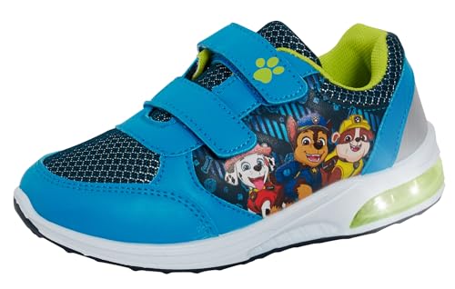 Paw Patrol Jungen leuchtende Sport-Turnschuhe mit Lichtern Chase Marshall blinkende Schuhe, mehrfarbig, 28 EU von PAW PATROL