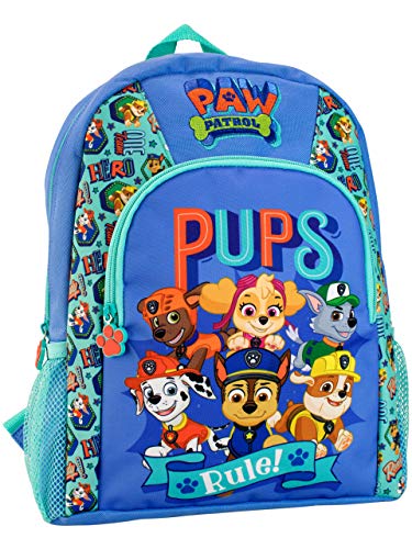 PAW PATROL Rucksack Kinder | Chase Marshall Skye Rubble | Schulrucksack Jungen von PAW PATROL