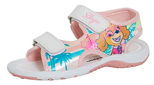 Paw Patrol Mädchen Sandalen Skye Sommerschuhe Verstellbare Leicht Zu Befestigen Riemen, rose, 27 EU von PAW PATROL