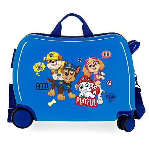 Paw Patrol Playful Kinder-Koffer Blau 50x39x20 cms Hartschalen ABS Kombinationsschloss 38L 2,1kgs 4 Räder Handgepäck von PAW PATROL