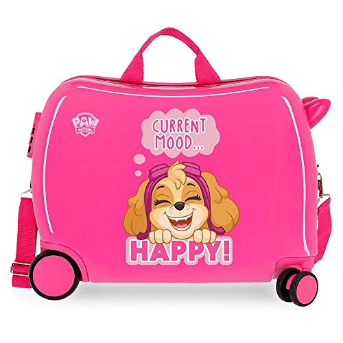 Paw Patrol Playful Kinder-Koffer Rosa 50x39x20 cms Hartschalen ABS Kombinationsschloss 38L 2,1kgs 4 Räder Handgepäck von PAW PATROL
