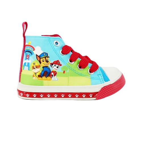 Paw Patrol Schuhe für Jungen, Sportschuhe, Chase Rubble und Marshall Design-Turnschuhe, Leichte Sneaker für Jungen, EU 29 von PAW PATROL