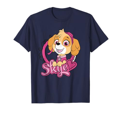 Paw Patrol Skye, Retro-Motiv Rettungsgerät für Mädchen, Powerpup, Abenteuer-Design T-Shirt von PAW PATROL