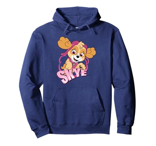Paw Patrol Skye Cartoon Rescue Girl Power Pup, Retro-Kunstwerk Pullover Hoodie von PAW PATROL