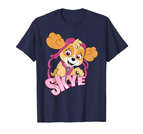 Paw Patrol Skye Cartoon Rescue Girl Power Pup, Retro-Kunstwerk T-Shirt von PAW PATROL