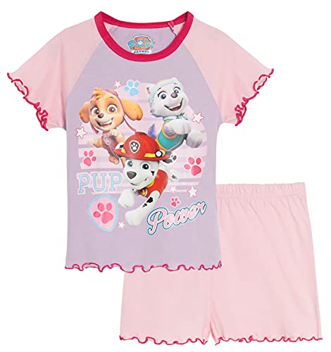 Paw Patrol Skye Everest Schlafanzug für Mädchen, kurz, Pyjama-Set, Nachtwäsche Gr. 86, Lila/Pink von PAW PATROL