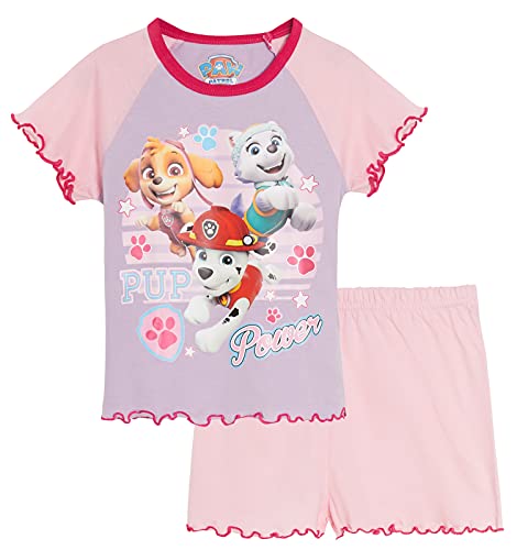 Paw Patrol Skye Everest Schlafanzug für Mädchen, kurz, Pyjama-Set, Nachtwäsche Gr. 92, Lila/Pink von PAW PATROL