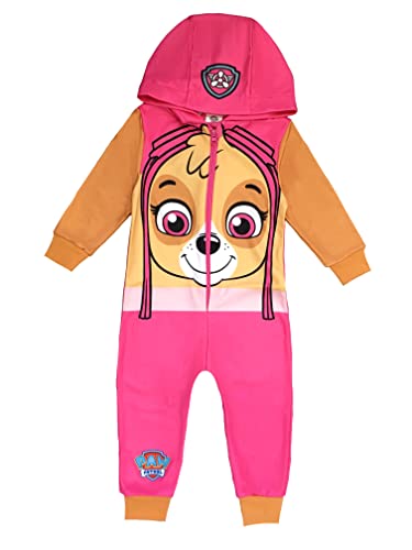 Paw Patrol Skye Mädchen Einteiler mit Kapuze, Rosa, 18 Monate - 6 Jahre, Skye, 2-3 Jahre von PAW PATROL