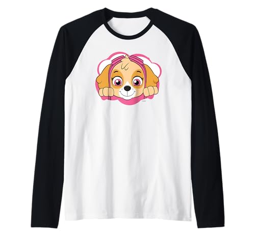 Paw Patrol Skye Rescue Welpenbild im Retro-Look Girl Power Adventure Raglan von PAW PATROL
