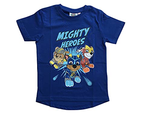 Pups Mighty Heroes Jungen T-Shirt blau (3 Jahre, Numeric_98) von PAW PATROL