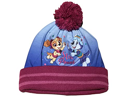 Skye Mädchen Wintermütze (Bommelmütze, 54) von PAW PATROL