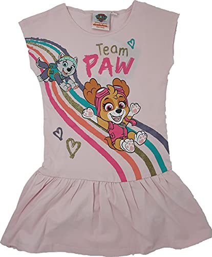 Paw Patrol Mädchen Kleid (Hellrosa, 98) von PAW Patrol - Helfer auf vier Pfoten