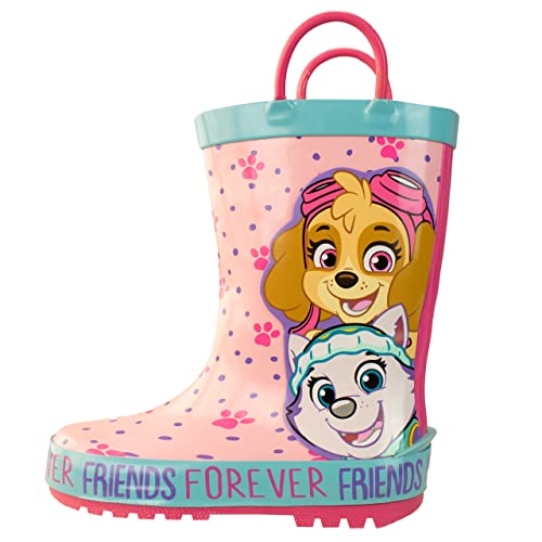 PAW PATROL Jungen Gummistiefel Skye und Everest Rose EU 23 (Größe UK 6) von PAW PATROL