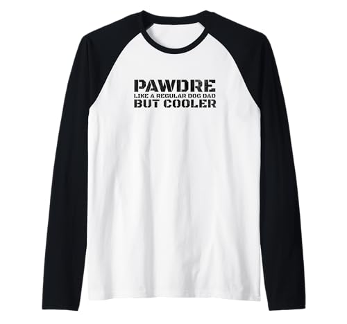 Herren Funny Like A Regular Dog Dad But Cooler, Dog Dad Humor Raglan von PAWDRE