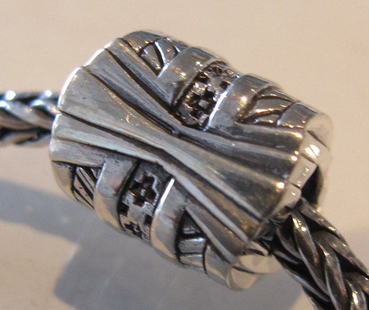 Art-Deco-Silber Anhänger von PAXSUZbeads