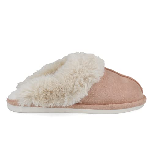 PAYMA - Hausschuhe Slipper für Damen Winter. Australische Pantoffeln mit Unterschnittenem Fellfutter. Warme und Bequeme Clogs Slipper mit Gummisohle. Farbe: Rosa, Größe: EU 38 von PAYMA