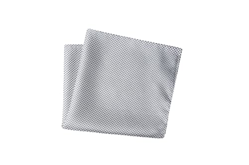 PB Pietro Baldini Herren Einstecktuch mit Karo Design Herren Einstecktuch uni kariert Einstecktücher in Größe 30 x 30-100% Mikrofaser - hellgrau PB Pietro Baldini Herren Einstecktuch mit Karo Design Herren Einstecktuch uni kariert Einstecktücher in Größe 30 x 30-100% Mikrofaser - hellgrau von PB Pietro Baldini