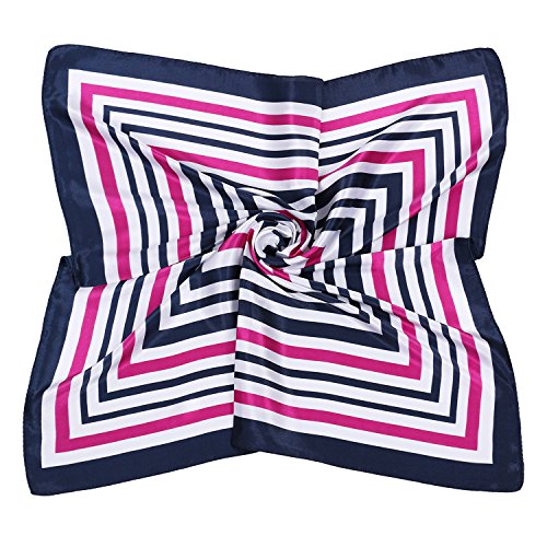 PB-SOAR Damen Glänzend Halstuch Bandana Schal Kopftuch Nickituch 58 x 58cm (Muster 11) von PB-SOAR