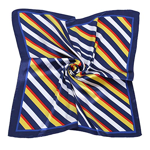 PB-SOAR Damen Glänzend Halstuch Bandana Schal Kopftuch Nickituch 58 x 58cm (Muster 4) von PB-SOAR