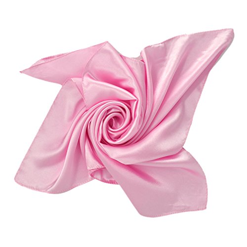 PB-SOAR Einfarbiger Schal Bandana Halstuch Kopftuch Nickituch, 13 Farben auswählbar (Rosa) von PB-SOAR