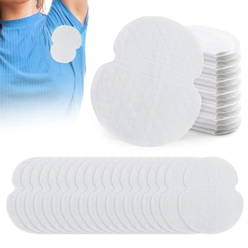 Achselpads, 80 Stück Achsel Schweißpads Achselpads Damen Herren Anti Schweiß Pads, Selbstklebend Achselpads Baumwolle Achsel Schweiß Pads Unsichtbare Schweißpads Achselhöhle von PBAHAUP