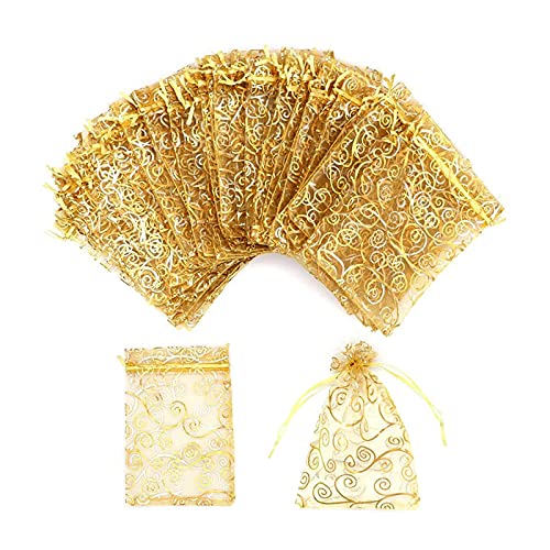 Organza-Beutel Wedding Favours Schmuckbeutel Schmuck Süßigkeitenbeutel Kordelzugbeutel for Hochzeit Valentinstag Muttertag Party Weihnachten 50 Stück, Organza-Beutel Wedding Favours Schmuckbeutel Schmuck Süßigkeitenbeutel Kordelzugbeutel for Hochzeit Valentinstag Muttertag Party Weihnachten 50 Stück, von PBDEIOEOE