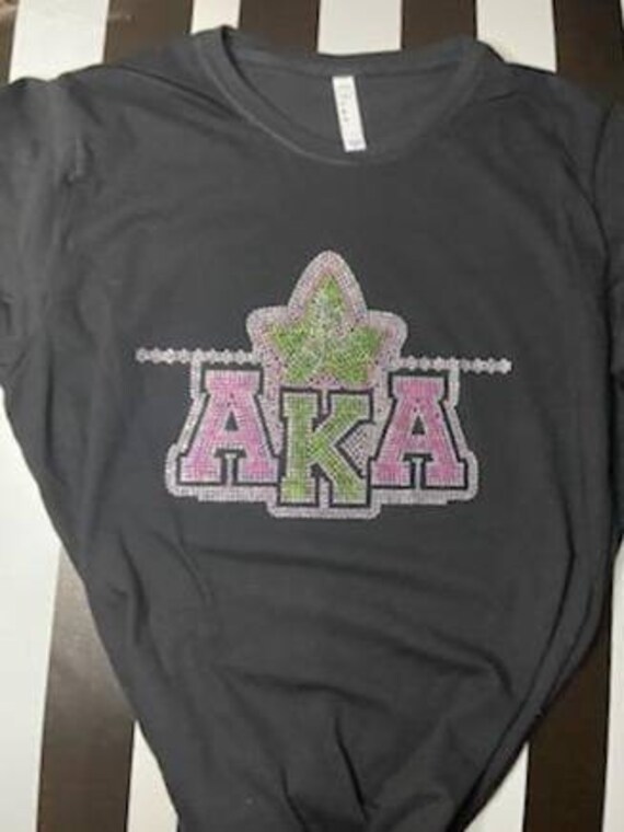 Aka Ivy W/Pearls Bling T-Shirt, 1908, Aka, Sorority, Geschenke von PBGalLLC