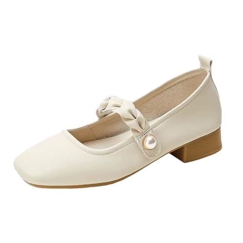 PBHGMGEBLV Damen Mary Jane Slip-On Flats Vielseitige schicke Slip-On Flats(38EU) von PBHGMGEBLV