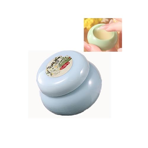 Antiker Stil fester Parfüm Balsam - tragbarer Blumen & fruchtiges Licht Duft, langlebiger frischer Duft für Mädchen, Taschengröße chinesischen Stil Parfüm in exquisiten Vintage-Glas (Freesia) von PCC PTYXIS