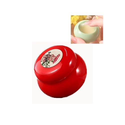 Antiker Stil fester Parfüm Balsam - tragbarer Blumen & fruchtiges Licht Duft, langlebiger frischer Duft für Mädchen, Taschengröße chinesischen Stil Parfüm in exquisiten Vintage-Glas (RoSe) von PCC PTYXIS