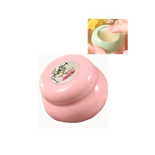 Antiker Stil fester Parfüm Balsam - tragbarer Blumen & fruchtiges Licht Duft, langlebiger frischer Duft für Mädchen, Taschengröße chinesischen Stil Parfüm in exquisiten Vintage-Glas (Pfirsichblüte) von PCC PTYXIS