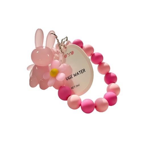 Cute Rabbit Lip Gloss Set (3 Farben) - Glänzende Glatte Weiche Gelee Lipgloss Schlüsselanhänger Lippenglasur, Non-Stick Langlebige Lippenfleck, Perfekt Für Büro, Partys & Geschenke (#2, 3.8g) von PCC PTYXIS