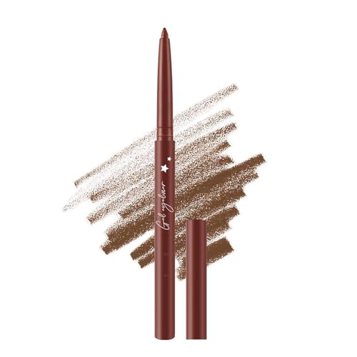 Wasserdichter Eyeliner-Stift,Superfeine Spitze Eyeliner-Stift, Schnell Trocknend, langlebiges Hohes Pigment, 12-Stunden lang-Effekt Augen Make-up Anti-Smearing Formel (#2, 0.2g) von PCC PTYXIS