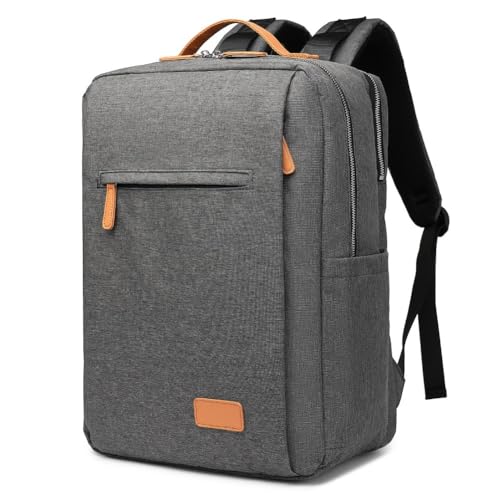 PCCYFZ Mann Rucksack Multifunktional Handel Umhängetasche Reisetasche Computer Umhängetasche Große Kapazität Studentenrucksack (grau) von PCCYFZ