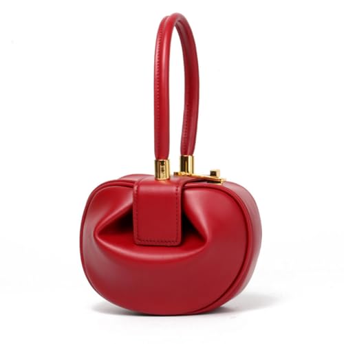 PCCYFZ Neue Modelle Retro-Stil Handtasche Für Damen Mini Weiches Kunstleder Clutch Geldbörse (Kleine,rot) von PCCYFZ