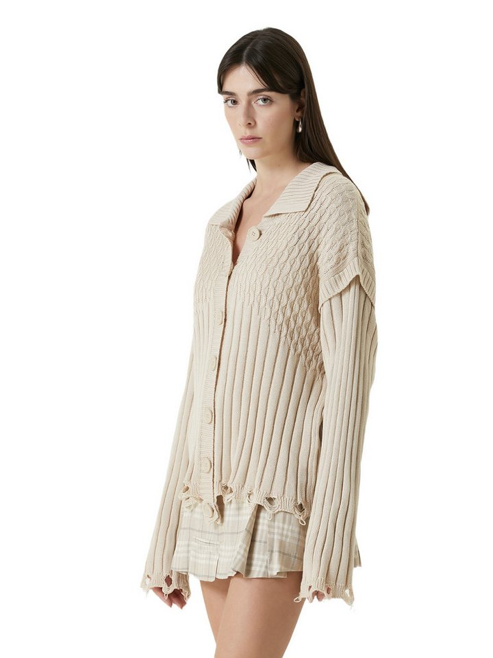 PCFG Strickpullover WEICHER STRICK-CARDIGAN von PCFG