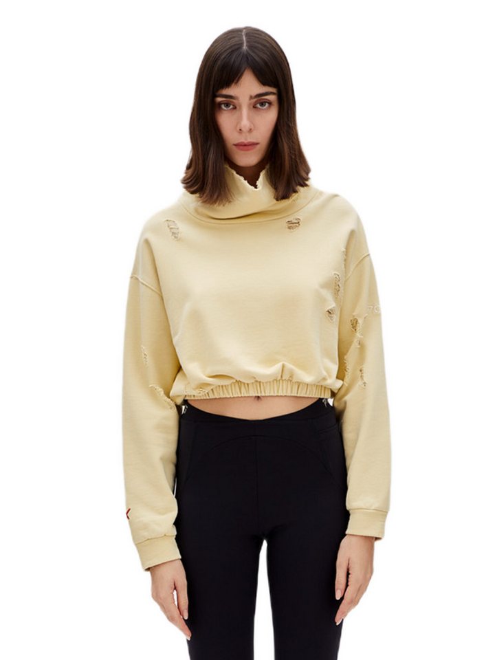 PCFG Sweater DESTROYED-SWEATSHIRT MIT HOHEM KRAGEN von PCFG