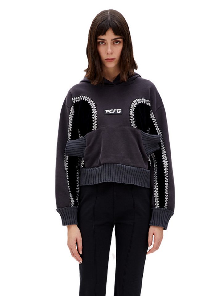 PCFG Sweater Kapuzenpullover mit Einsätzen von PCFG