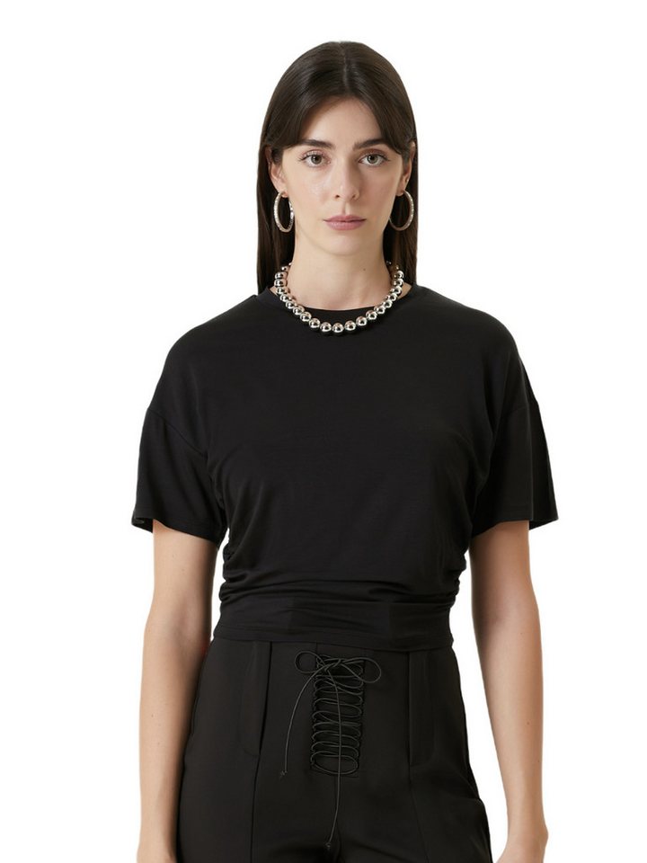 PCFG T-Shirt FREE HEAVEN CROP DRAPIERTES T-SHIRT von PCFG
