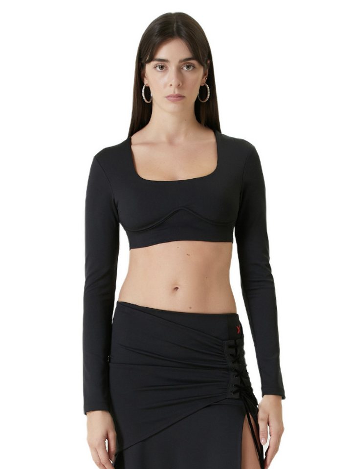 PCFG Unterziehshirt FREE HEAVEN LANGARM-CROP-TOP von PCFG
