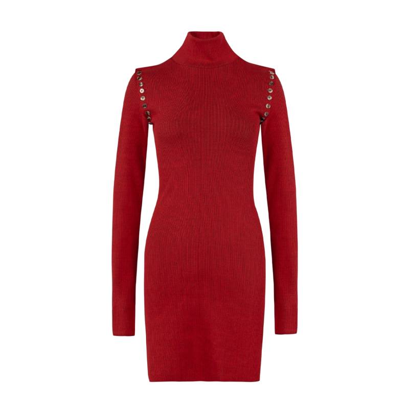 PCFG | YOUR *ITCH 2 TONES RIB LONG SLEEVE | Women's Red Mini dresses von PCFG