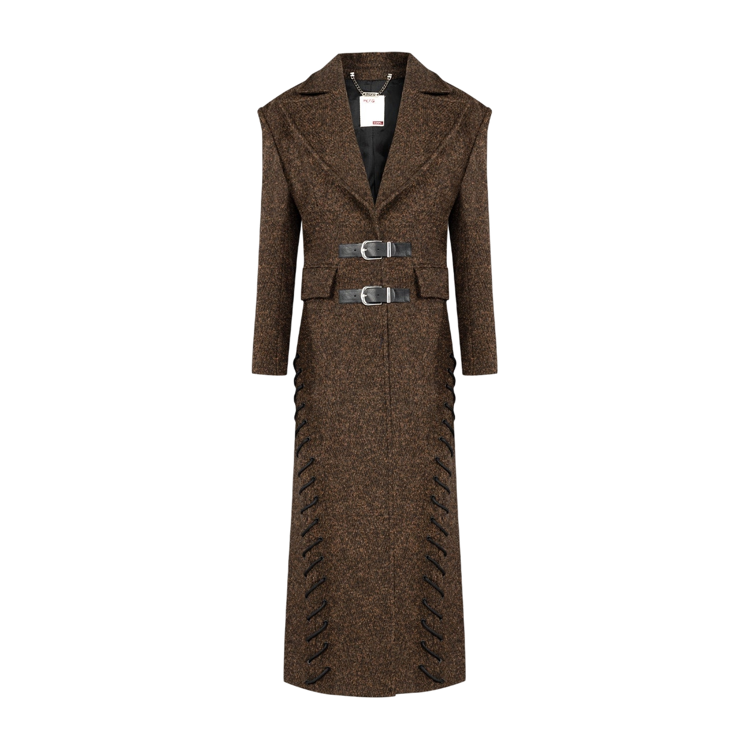 YOUR *ITCH CASHMERE BLEND LONG OVERCOAT - BROWN - Brown - XS - PCFG - Cashmere coats YOUR *ITCH CASHMERE BLEND LONG OVERCOAT - BROWN - Brown - XS - PCFG - Cashmere coats von PCFG
