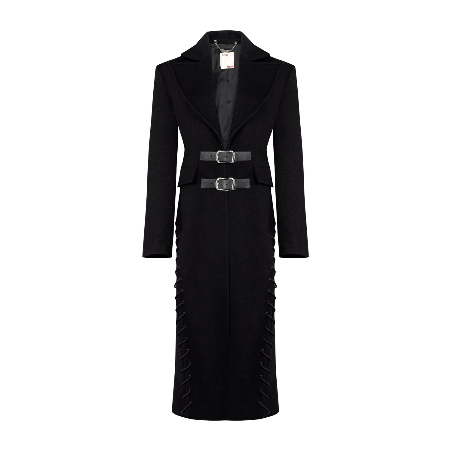 YOUR *ITCH CASHMERE BLEND LONG OVERCOAT - JET BLACK - Black - XS - PCFG - Cashmere coats YOUR *ITCH CASHMERE BLEND LONG OVERCOAT - JET BLACK - Black - XS - PCFG - Cashmere coats von PCFG