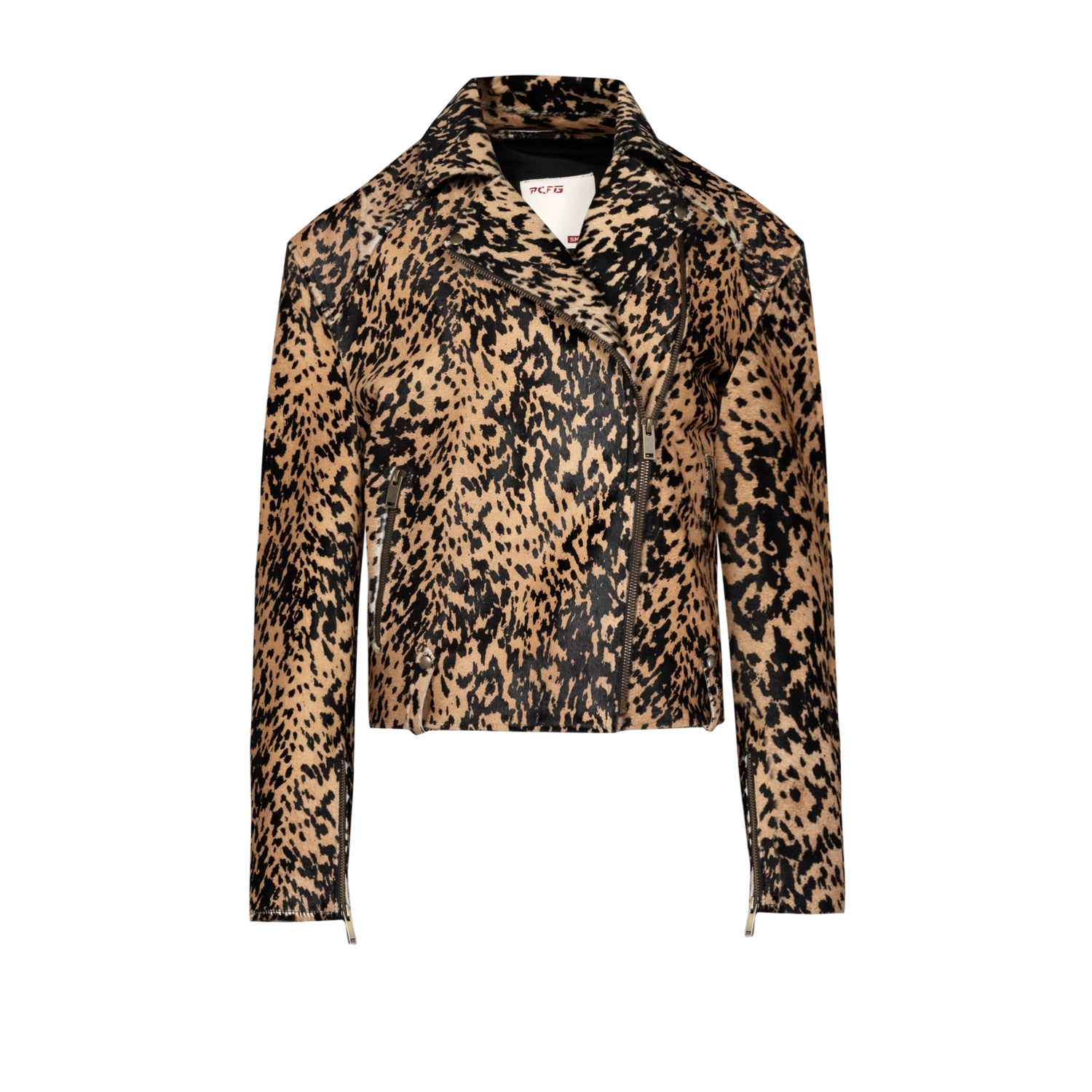 YOUR *ITCH KANGAROO LEATHER JACKET - LEOPARD - Multi color - L - PCFG - Leather jackets von PCFG
