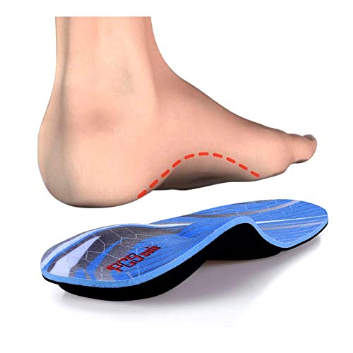 PCSsole Orthopädische Einlegesohlen für Arbeitsschuhe, Freizeit, Sport, Komfort für Herren und Damen Schuheinlagen für Plattfüße, Plantarfasziitis, Fersensporn, Fußschmerzen. Blau, EU37-38. von PCSsole