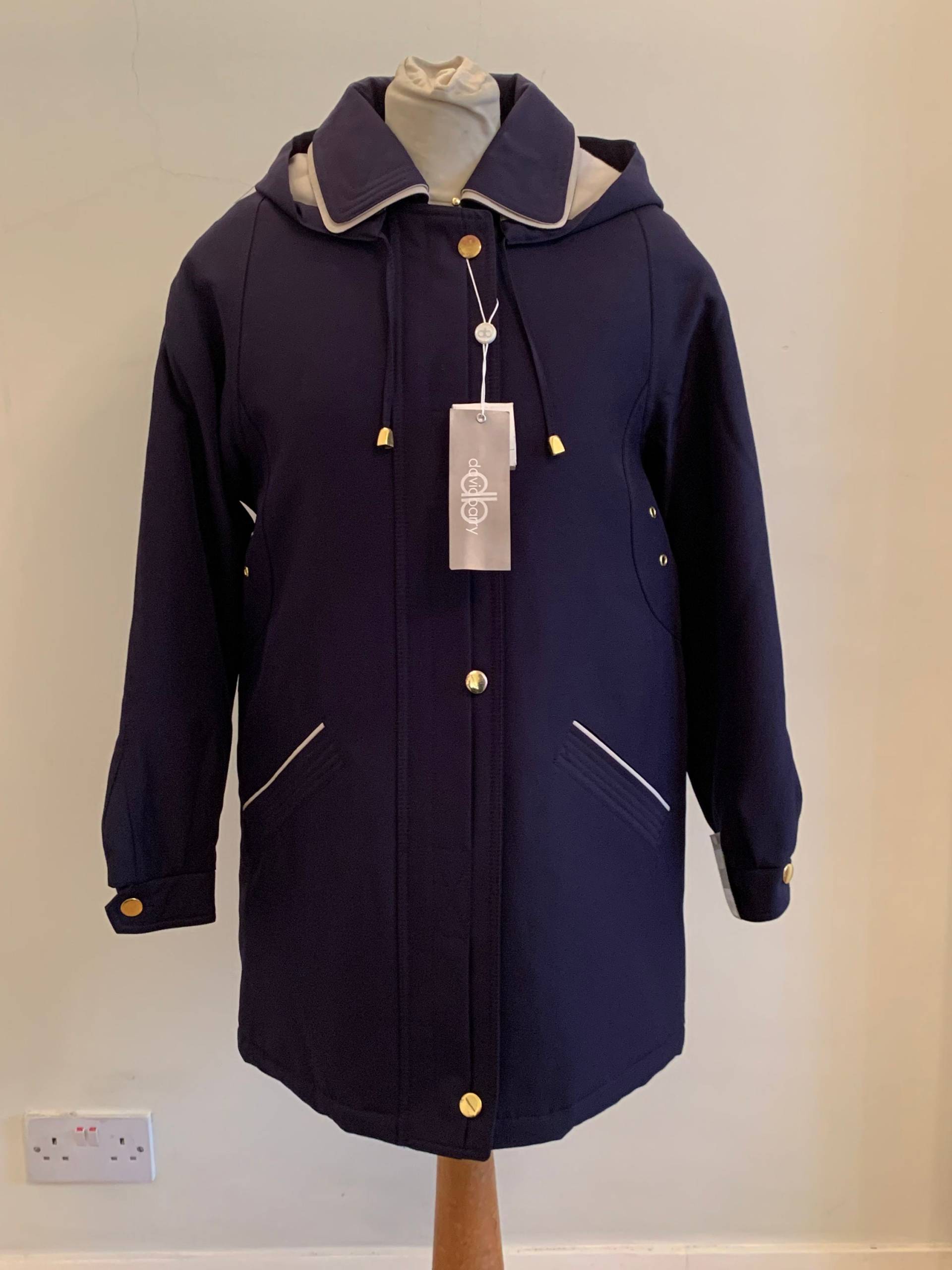 Vintage Regenmantel - Kapuzen Regen Mantel Marine Jackenmantel Damen Regenjacke Winter Outwear Frauen Geschenk Polyester von PDClothingShop