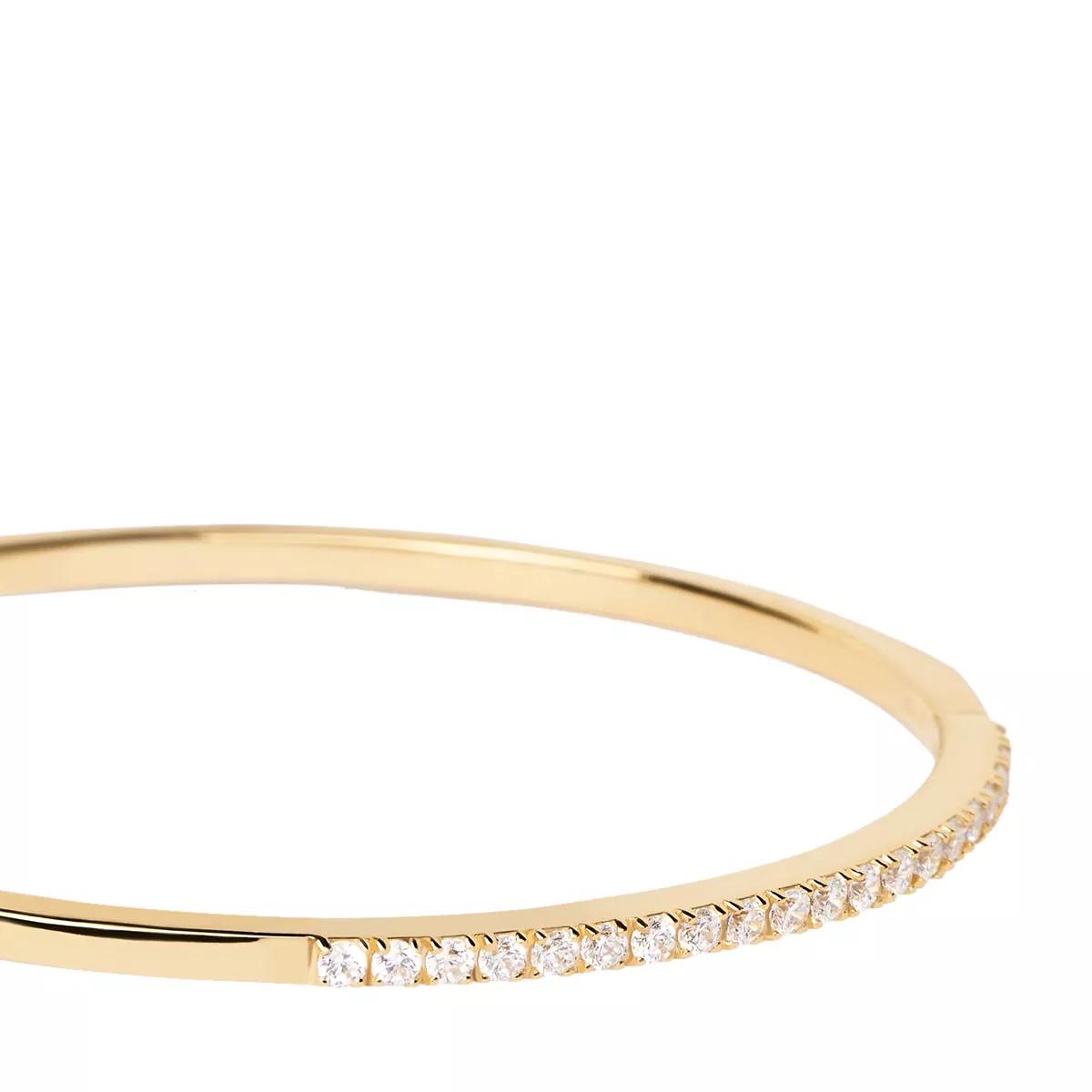 PDPAOLA Armband - April Gold Bangle - Gr. M - in Gold - für Damen von PDPAOLA