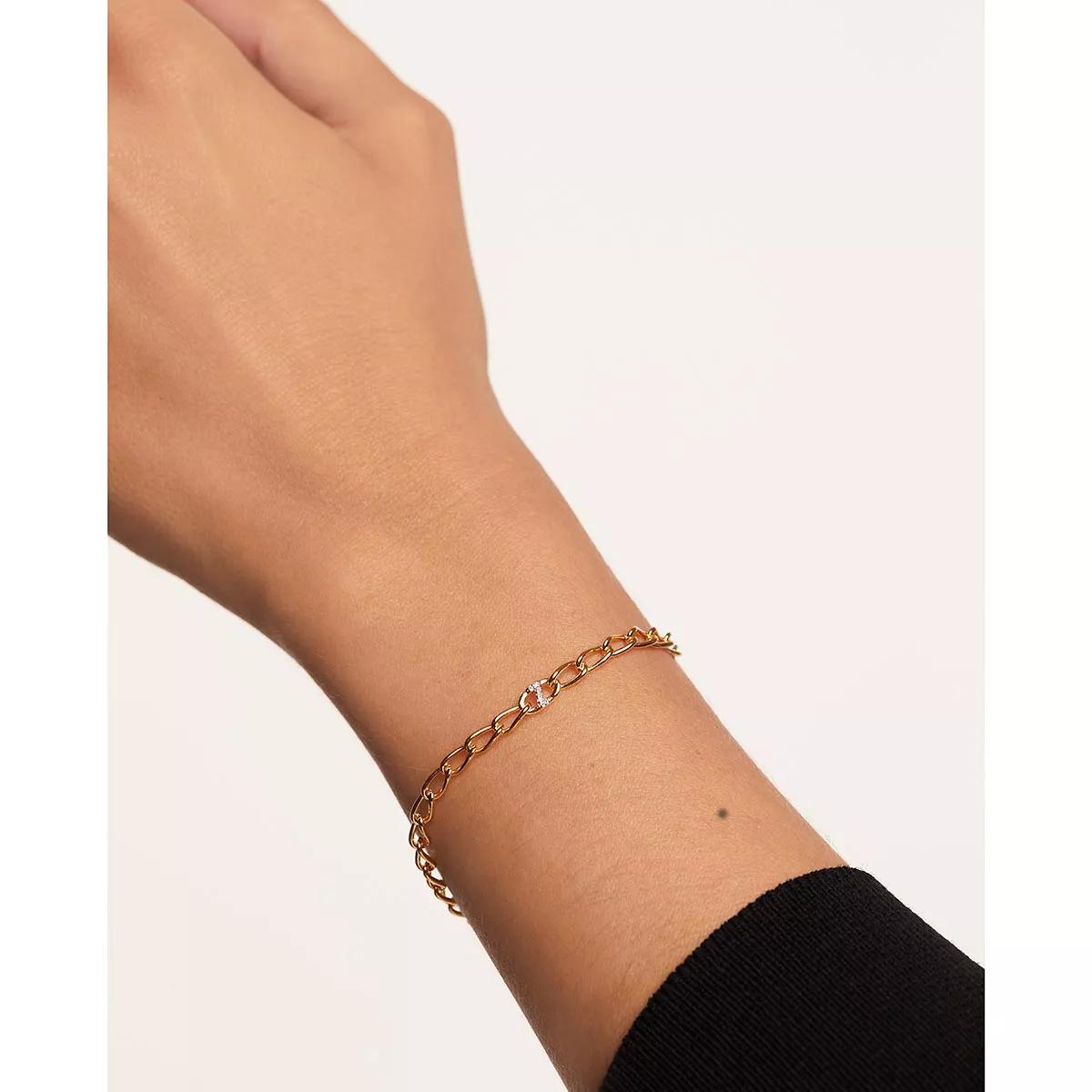 PDPAOLA Armband - Letter Z Bracelet - Gr. M - in Gold - für Damen von PDPAOLA